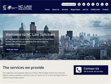 Tablet Screenshot of nclaw.co.uk